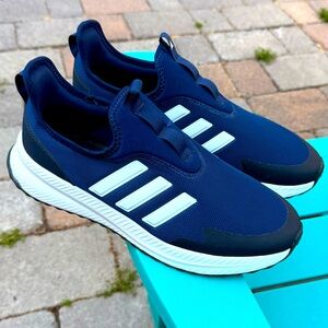 MENS ADIDAS X_PLR PULSE ATHLETIC SLIP-ON SHOES DARK BLUE / CLOUD WHITE / CARBON